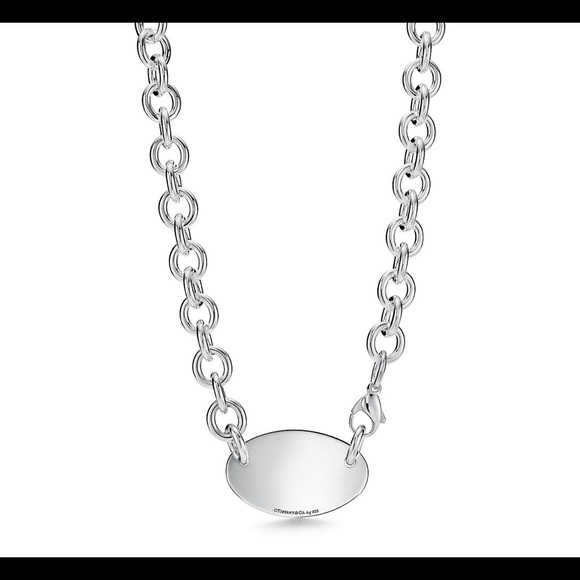 Return to Tiffany & Co. 925 Sterling Necklace Classic and Engravable - Picture 7 of 9
